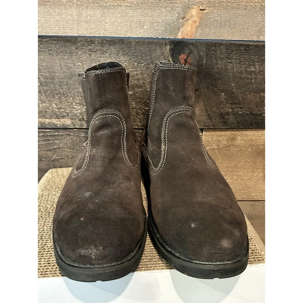 G.‎ H. Bass Men's Malone Brown Suede Chelsea Boots Size 10 M
